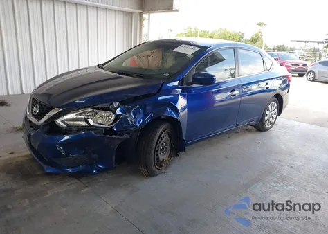 2017 Nissan Sentra S z USA, uszkodzony, nr VIN 3N1AB7AP6HY404671